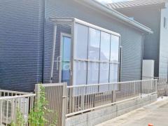 1階テラス屋根 (雨除け) LIXIL 独立式フーゴFテラス フラット屋根 独立式 スタンダード