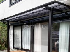 1階テラス屋根 YKKAP 独立式 レセパTタイプ 人工木デッキ 人工木 リウッド