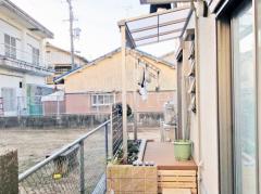 1階テラス屋根 (雨除け) LIXIL スピーネF フラット屋根 スタンダード 壁付