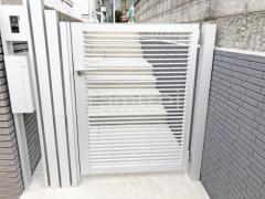片開き 門扉 LIXIL AB YR2型 細横桟