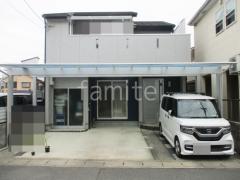 カーポート3台 三協アルミ 1階テラス屋根 YKKAP 目隠し塀 LIXIL