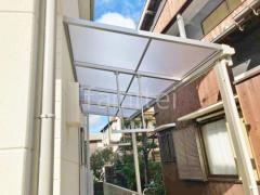 1階テラス屋根 (雨除け) YKKAP ソラリアF フラット屋根 スタンダード 壁付