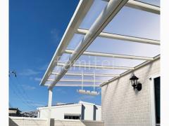 3階ベランダ屋根 LIXIL テラスVS F 積雪30cm対応 フラット屋根 スタンダード 壁付