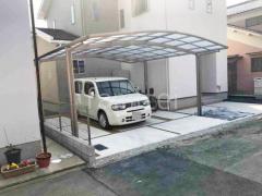 新築シンプル オープン外構