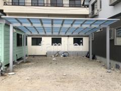 カーポート2台 YKKAP 1階テラス屋根 連棟
