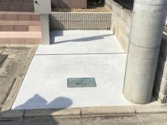 駐輪場床 土間コンクリート 伸縮目地