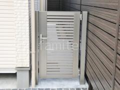 片開き 門扉 LIXIL AB YS1型 太横桟