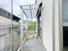 雨除け屋根 YKK独立式レセパLタイプ1階