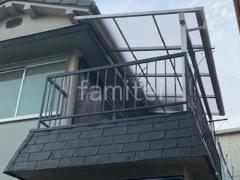 2階ベランダ屋根 YKKAP ソラリアF フラット屋根 スタンダード 壁付