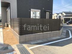 ブロック塀 (化粧ブロック) ユニソン アルタ 人工木・樹脂 フェンス(木調) F&F マイティウッド デコll 目隠し 木調・ラティス 樹脂