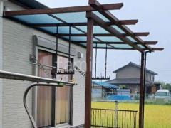 1階テラス屋根 YKKAP フル木製調 サザンテラス パーゴラタイプ