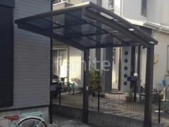 サイクルポート 2階ベランダ屋根