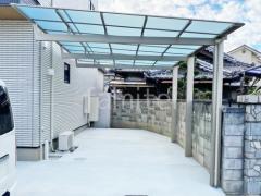 カーポート1台 (単棟) 三協アルミ ニューマイリッシュ フラット屋根