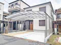 カーポート3台 (横ワイド トリプル) 三協アルミ カムフィエース アール屋根