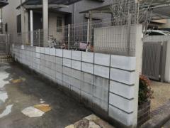 境界塀取り替え