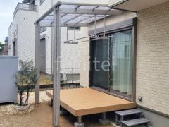 1階テラス屋根 ウッドデッキ