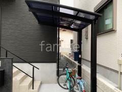 サイクルポート 2階ベランダ屋根