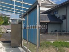 1階テラス屋根 前面パネル 立水栓