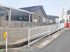 ブロック塀 (化粧ブロック) ユニソン リブスプリットn アルミ形材 フェンス LIXIL AB YS3型 横スリット3 目隠し