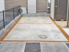 土間コンクリート シンボルツリー