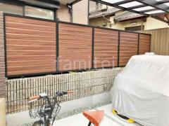 リフォームシンプル セミクローズ外構
