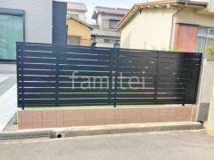 アルミ形材 フェンス LIXIL AB YS3型 横スリット3 目隠し ブロック塀 (化粧ブロック) 久保田セメント CBセレクト