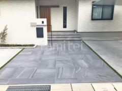 新築シンプル オープン外構