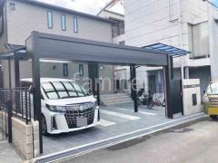 独立シャッター2台ワイド LIXIL シャッターS Fタイプ 電動式