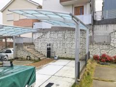 カーポート1台 (単棟) YKKAP アリュース アール屋根
