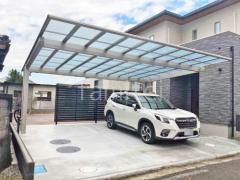 新築シンプル オープン外構