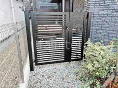 親子両開き 門扉 LIXIL AB YR3型 太横桟