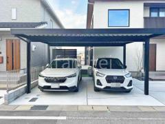 新築シンプル オープン外構