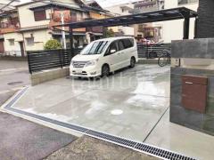 新築シンプル オープン外構
