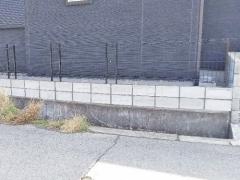 境界フェンス YKKイーネット3F型 コンクリートブロック