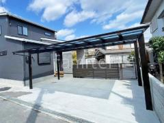 新築シンプル オープン外構