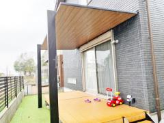 テラス屋根 LIXIL木製調独立式テラスSC1階