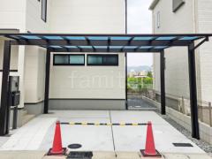 カーポート YKKエフルージュFIRST横2台