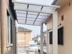 雨除け屋根 YKK独立式レセパLタイプ1階