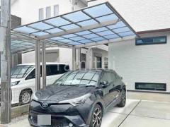 新築シンプル オープン外構