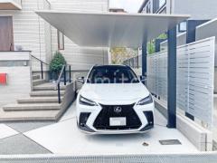カーポート1台 (単棟) LIXIL カーポートSC フラット屋根 吊り下げ屋根