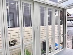 ガーデンサンルーム LIXIL 暖蘭物語 Aパネル フラット屋根 腰パネル