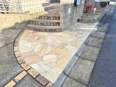 乱形石張り (床石貼り) 乱形石張りのみ カナリアイエロー 石・ストーン調
