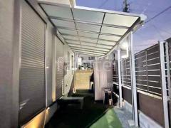 雨除け屋根 YKKソラリア1階連棟