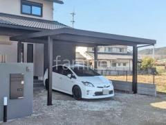 新築シンプル オープン外構