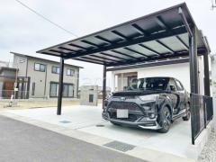新築シンプル オープン外構