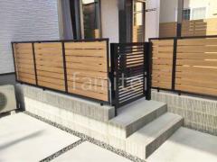片開き 門扉 LIXIL AB YR3型 太横桟