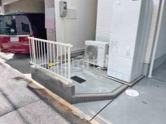土留め化粧ブロック ユニソン ジャスティ 土間コンクリート