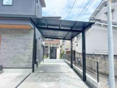 新築シンプル オープン外構