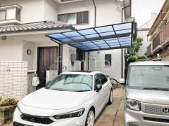 カーポート1台 (単棟) LIXIL ネスカF フラット屋根