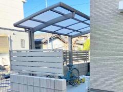 サイクルポート 自転車バイク屋根 LIXIL ネスカR ミニ アール屋根